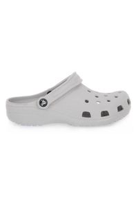 Klapki damskie Crocs Atmoshere Classic. Kolor: szary. Materiał: materiał, syntetyk. Styl: sportowy