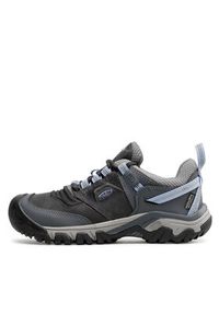 keen - Keen Trekkingi Ridge Flex Wp W 1024923 Czarny. Kolor: czarny. Materiał: nubuk, skóra