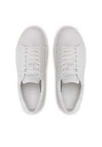 Calvin Klein Sneakersy Low Top Lace Up Lth Sm HM0HM01018 Biały. Kolor: biały. Materiał: skóra #6