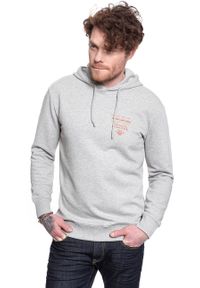 Lee - LEE SEASONAL LOGO HOODIE GREY MELE L80ZSP37. Kolor: szary