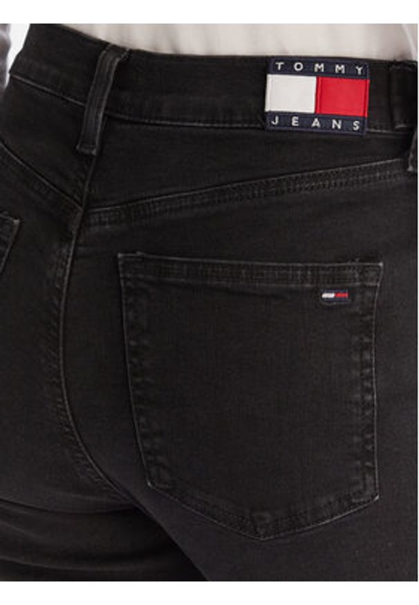 Tommy Jeans Jeansy Sylvia DW0DW20503 Czarny Flare Fit. Kolor: czarny