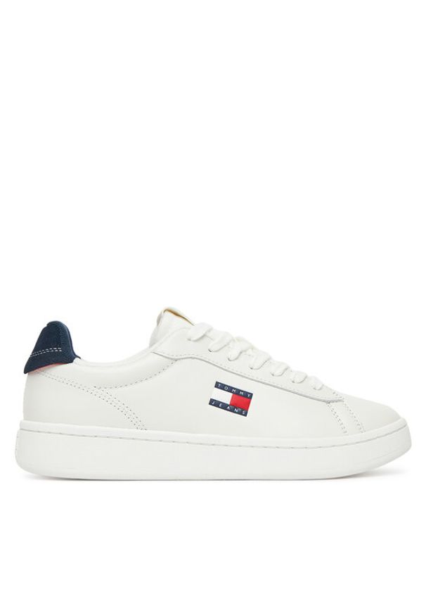 Tommy Jeans Sneakersy Archive' 98 EN0EN02815 Biały. Kolor: biały. Materiał: skóra