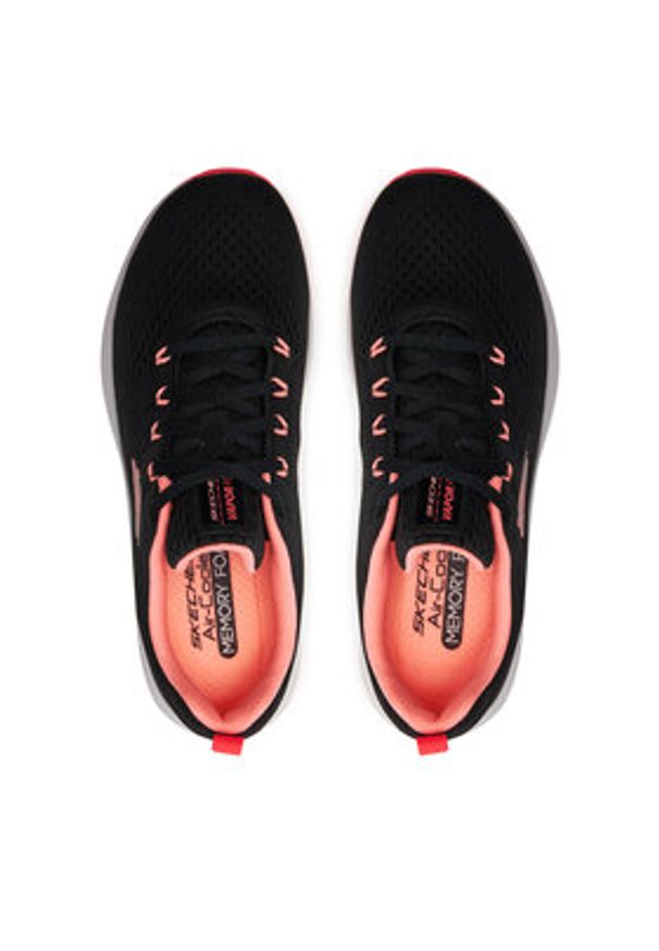 skechers - Skechers Sneakersy Vapor Foam-Fresh Trend 150024/BKPK Czarny. Kolor: czarny. Materiał: mesh, materiał