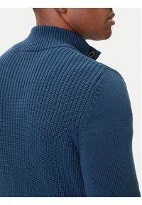 Aeronautica Militare Sweter 252MA1572UL00409 Niebieski Slim Fit. Kolor: niebieski. Materiał: bawełna #3