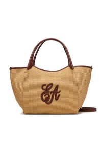 Emporio Armani Torebka EW001009 AF25819 M1334 Brązowy. Kolor: brązowy. Materiał: skórzane #4