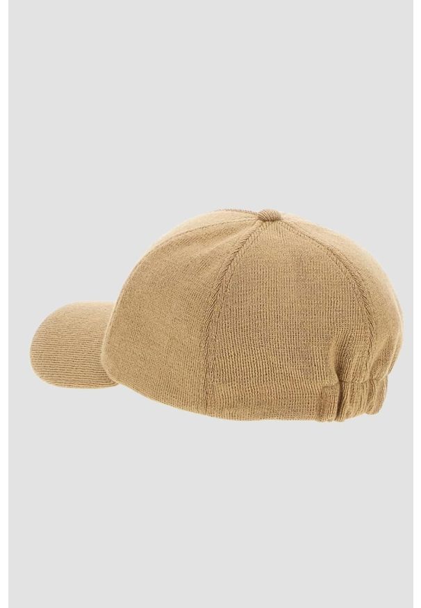 Guess - GUESS Beżowa czapka z daszkiem Baseball Cap. Kolor: beżowy