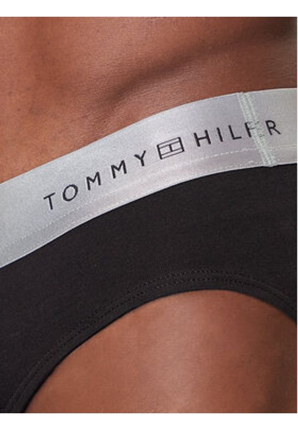 TOMMY HILFIGER - Tommy Hilfiger Komplet slipów UM0UM03703 Czarny. Kolor: czarny. Materiał: bawełna
