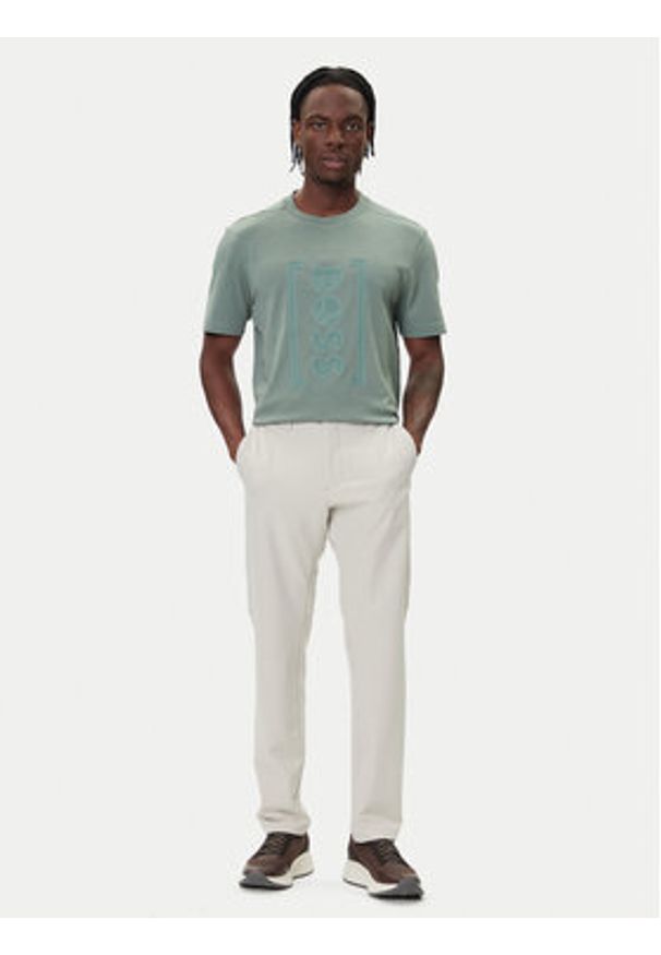 BOSS T-Shirt Iconic TL 50543905 Zielony Relaxed Fit. Kolor: zielony. Materiał: bawełna
