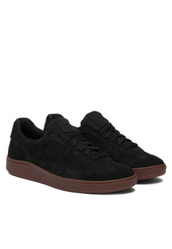 Clarks Sneakersy CraftRally Ace 26183359 Czarny. Kolor: czarny. Materiał: zamsz, skóra