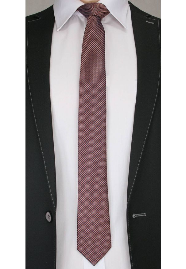Elegancki Krawat Męski w Drobne Groszki, Kropki - 6 cm - Alties, Kolorowy. Materiał: tkanina. Wzór: kropki, kolorowy, grochy. Styl: elegancki