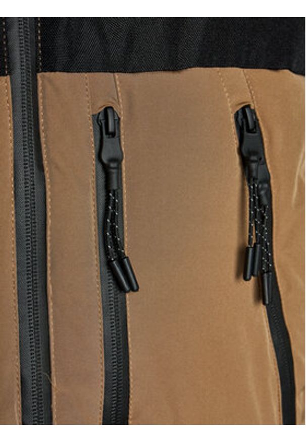 INDICODE Bezrękawnik Titanium 15-756 Brązowy Regular Fit. Kolor: brązowy. Materiał: syntetyk. Długość rękawa: bez rękawów