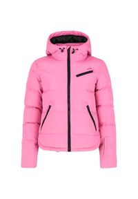 Damska kurtka puchowa Protest Lucid. Kolor: wielokolorowy, czerwony, różowy. Materiał: puch. Sezon: zima. Sport: snowboard, narciarstwo #1