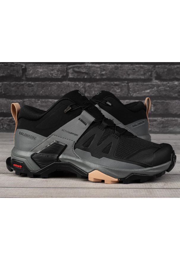 salomon - Buty sportowe trekingowe Salomon X ULTRA 4. Kolor: czarny, szary, wielokolorowy