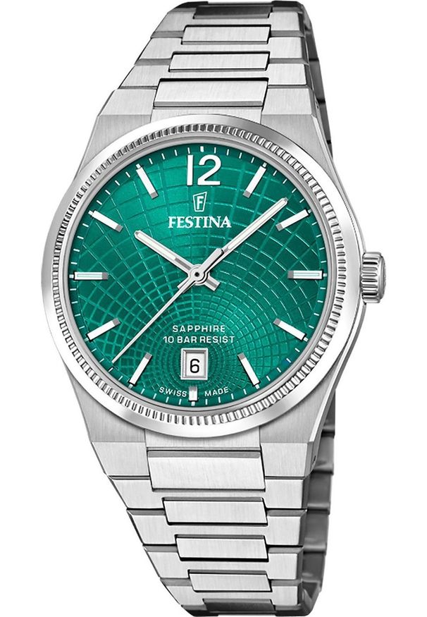 Zegarek damski Festina F20052-6 srebrny. Kolor: srebrny