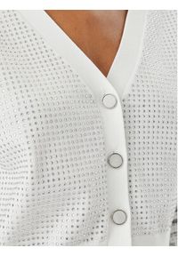 Guess Kardigan W5GR08 Z3MN2 Biały Regular Fit. Kolor: biały. Materiał: syntetyk #3