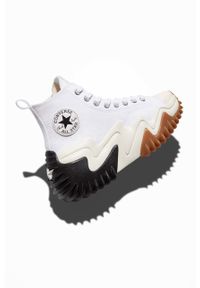 Converse buty Run Star Motion 171546C kolor biały 171546C-White.Blac. Nosek buta: okrągły. Zapięcie: sznurówki. Kolor: biały. Obcas: na platformie. Sport: bieganie #2