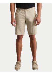 Marc O'Polo Szorty materiałowe 536 0111 15114 Beżowy Regular Fit. Kolor: beżowy. Materiał: bawełna #1