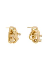 Elisabetta Franchi Kolczyki m Złoty. Materiał: metalowe. Kolor: złoty #3