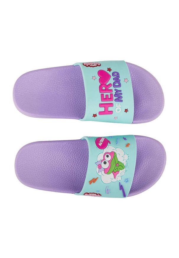 Klapki basenowe dziecięce Coqui Ruki. Kolor: fioletowy, niebieski, wielokolorowy. Styl: sportowy