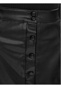 Brave Soul Spódnica z imitacji skóry LSKW-225LISABLK Czarny Regular Fit. Kolor: czarny. Materiał: skóra #7