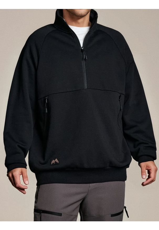Sinsay - Bluza pullover - czarny. Kolor: czarny