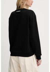 Karl Lagerfeld - KARL LAGERFELD Czarna damska bluza Ikon Duo, Rozmiar XS. Kolor: czarny. Materiał: bawełna. Wzór: nadruk #2
