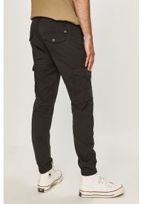 Jack & Jones Spodnie męskie kolor czarny. Okazja: na co dzień. Kolor: czarny. Styl: casual