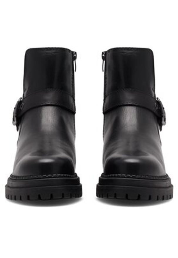 Lasocki Botki RST-WHETHER-05 Czarny. Kolor: czarny. Materiał: skóra