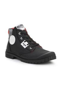 Buty do chodzenia unisex Palladium SP20 Overlab. Wysokość cholewki: za kostkę. Zapięcie: sznurówki. Kolor: czarny. Materiał: guma, materiał, syntetyk. Szerokość cholewki: normalna. Sport: turystyka piesza