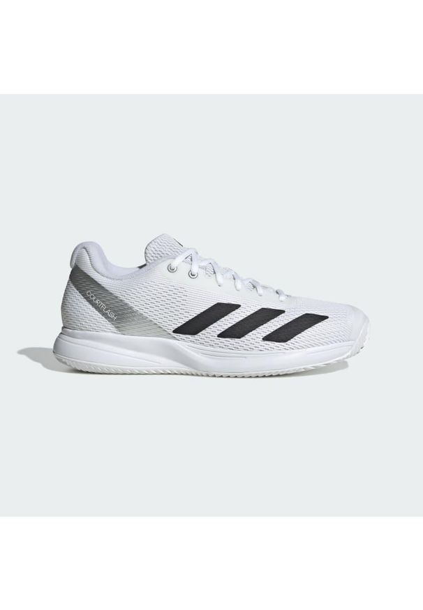 Adidas - Buty Courtflash Speed 2 Tennis. Kolor: czarny, biały, wielokolorowy. Materiał: materiał. Sport: turystyka piesza, tenis