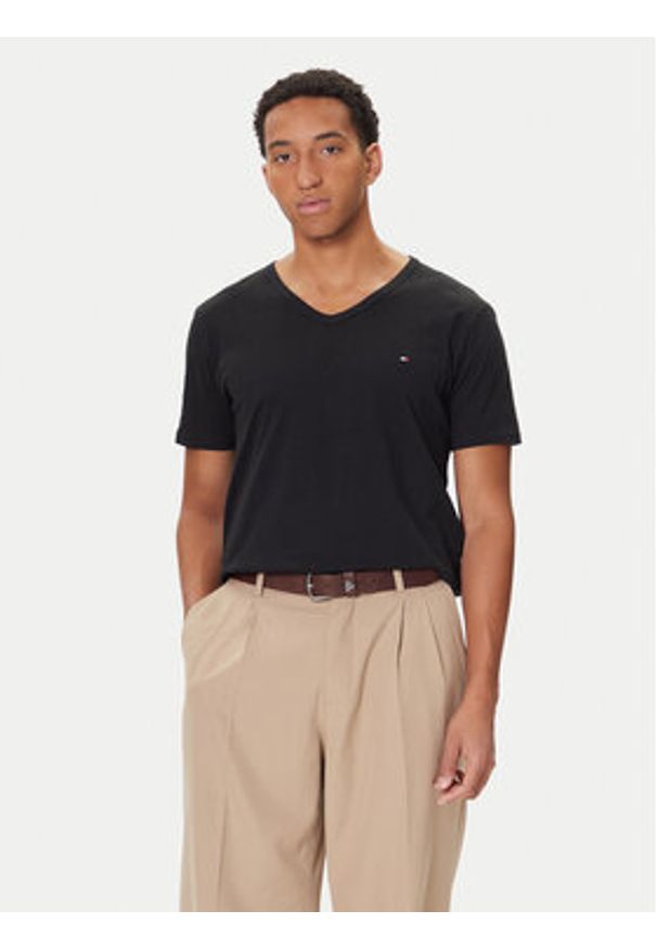 TOMMY HILFIGER - Tommy Hilfiger Komplet t-shirtów UM0UM03637 Czarny Regular Fit. Kolor: czarny. Materiał: bawełna