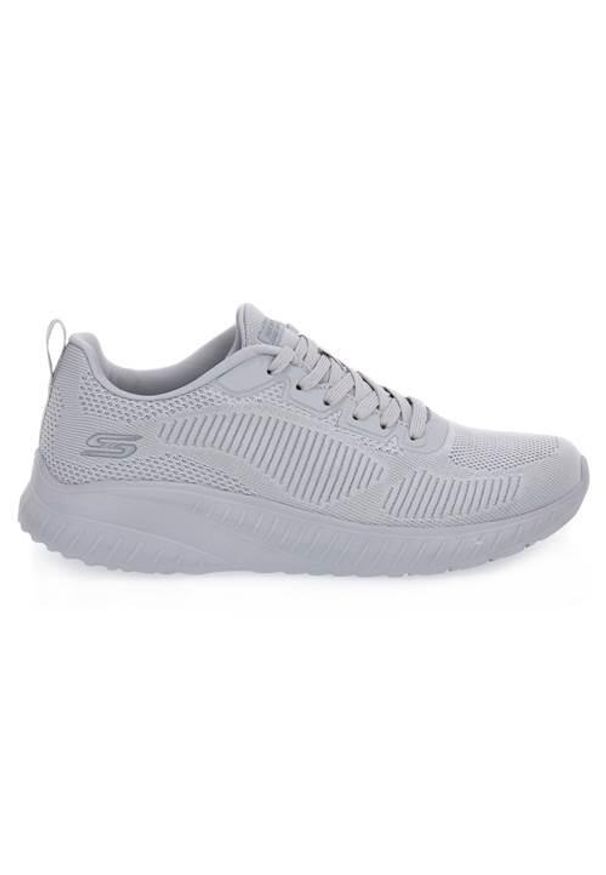 skechers - Buty do chodzenia damskie Skechers 117209LTGY. Kolor: szary. Materiał: materiał, syntetyk. Szerokość cholewki: normalna. Sport: turystyka piesza