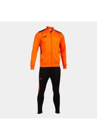 Dres Joma Championship VII. Kolor: czarny, pomarańczowy, wielokolorowy. Materiał: dresówka. Sport: piłka nożna #1