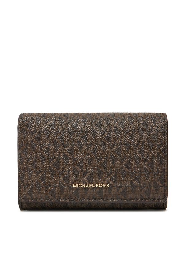 Duży Portfel Damski MICHAEL Michael Kors. Kolor: brązowy