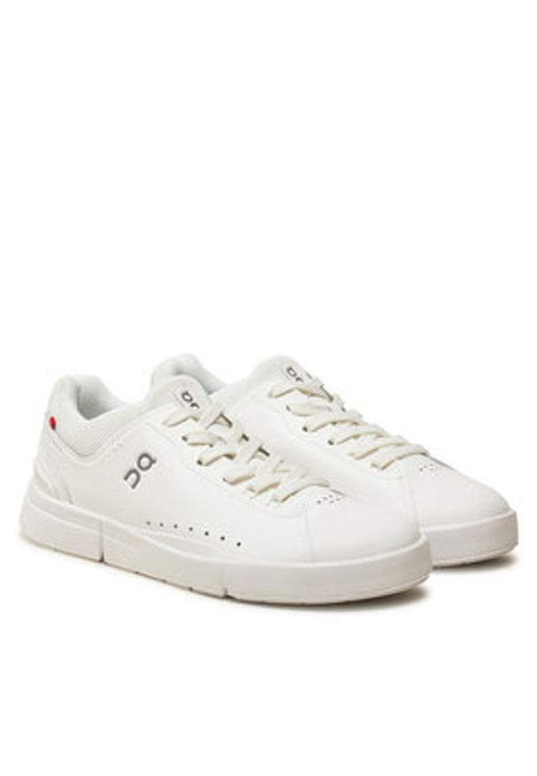 On Buty do biegania The Roger Advantage 3WD10650108 Biały. Kolor: biały. Materiał: skóra