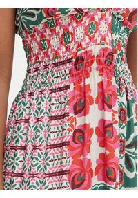 Iconique Sukienka letnia Shirley IC26-096 Kolorowy Regular Fit. Materiał: syntetyk. Wzór: kolorowy. Sezon: lato #5