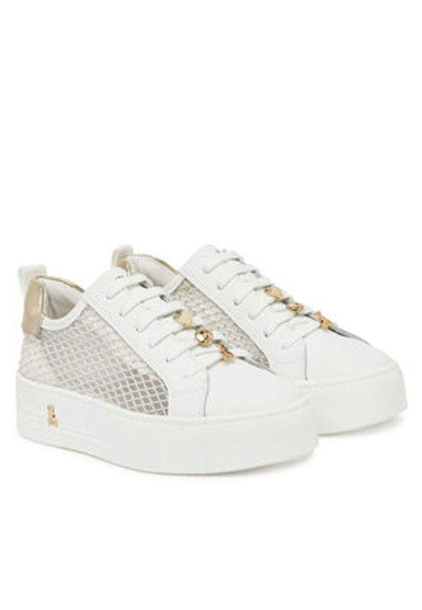 Patrizia Pepe Sneakersy PPJ308.27 Biały. Kolor: biały. Materiał: materiał