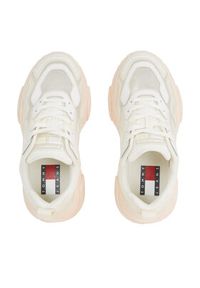 Tommy Jeans Sneakersy Chunky Runner EN0EN02190 Biały. Kolor: biały. Materiał: skóra