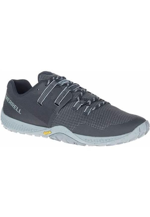 Buty do chodzenia męskie Merrell Trail Glove 6. Zapięcie: sznurówki. Kolor: szary. Materiał: materiał, syntetyk, tkanina. Szerokość cholewki: normalna. Sport: turystyka piesza