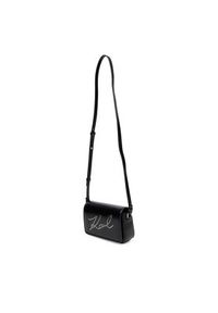 Karl Lagerfeld - KARL LAGERFELD Torebka A3W30304 Czarny. Kolor: czarny. Materiał: skórzane #6