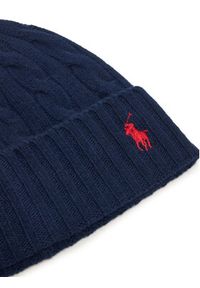 Polo Ralph Lauren Czapka 449959346002 Granatowy. Kolor: niebieski. Materiał: wełna #3