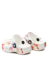 Crocs Klapki Classic Character Print Clog T 209697 Biały. Kolor: biały. Wzór: nadruk #2