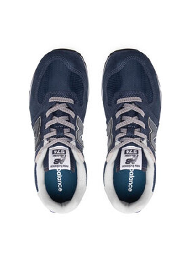 New Balance Sneakersy GC574EVN Granatowy. Kolor: niebieski. Materiał: skóra, zamsz. Model: New Balance 574