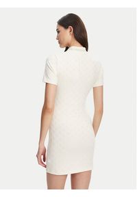 Guess Sukienka dzianinowa V5YK00 KCX12 Écru Regular Fit. Materiał: wiskoza #3