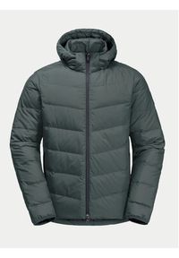 Jack Wolfskin Kurtka puchowa Colonius Jkt 1207431 Zielony Regular Fit. Kolor: zielony. Materiał: syntetyk