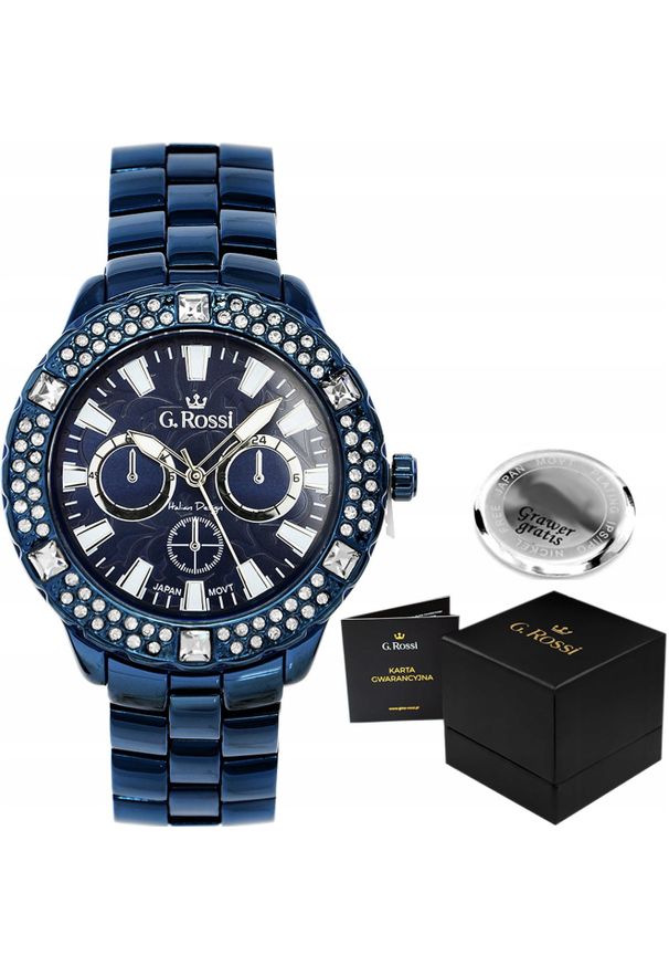 G.Rossi - Zegarek damski G. Rossi NAOMI-6F1 Z GRAWEREM