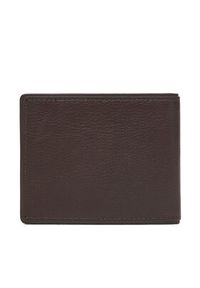 TOMMY HILFIGER - Tommy Hilfiger Duży Portfel Męski Th Corp Mini Cc Wallet AM0AM13739 Brązowy. Kolor: brązowy. Materiał: skóra #3