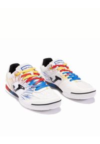 Buty piłkarskie męskie Joma Top Flex. Kolor: biały. Materiał: materiał, syntetyk. Szerokość cholewki: normalna. Sport: piłka nożna