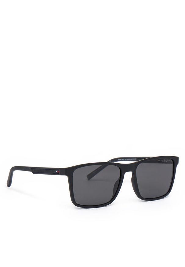 TOMMY HILFIGER - Okulary przeciwsłoneczne Tommy Hilfiger. Kolor: czarny