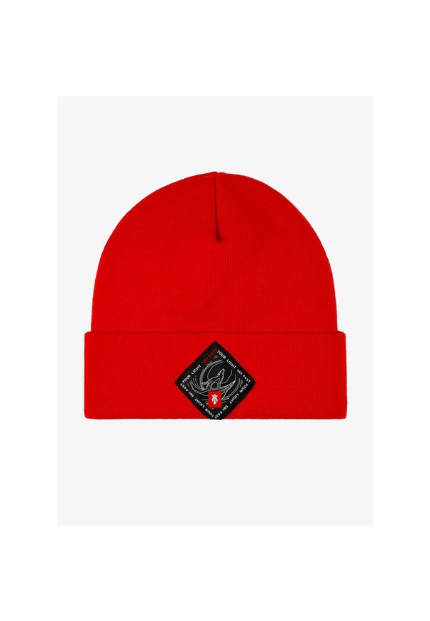 MAJESTY - Czapka zimowa Majesty Beanie Ski Fast - red. Kolor: czerwony. Sezon: zima